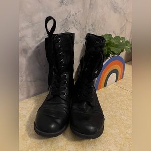 Black Leather Boots